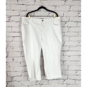 Liz Claiborne Capris Womens 18 summer vacation white minimalist cruise tropical